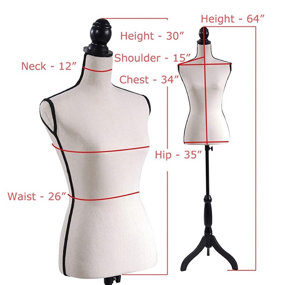 Our mannequin’s specs for your reference 🔝